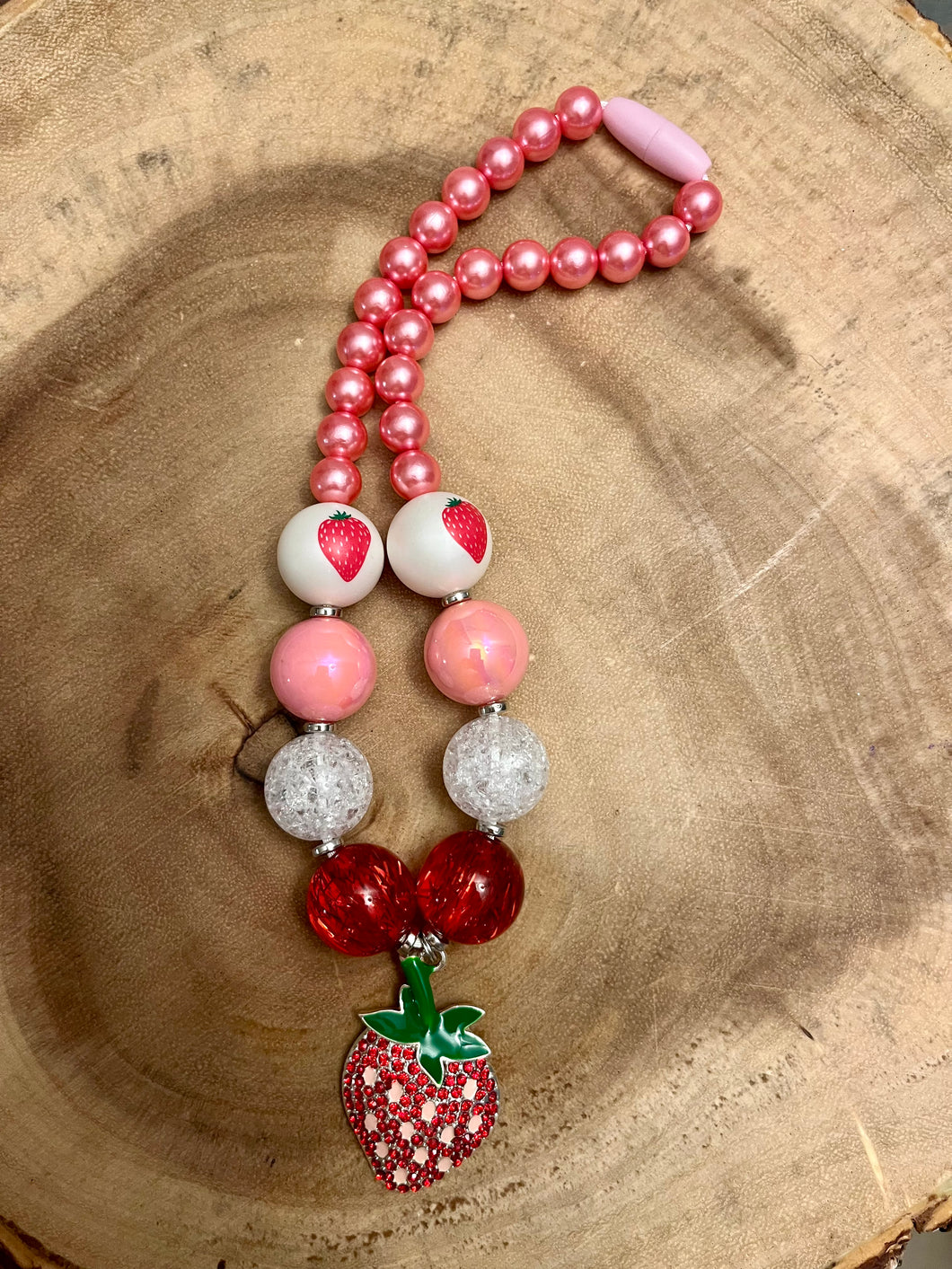 Strawberry necklace