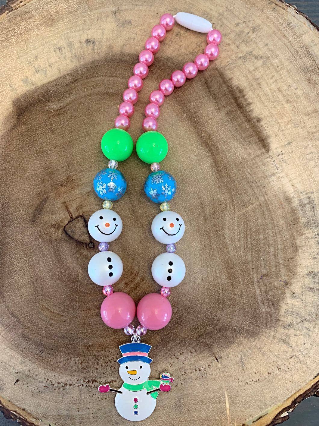 Snowman Necklace